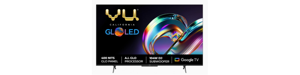 Television: VU  (50 inches)  Rs.31349 to Rs.32999
